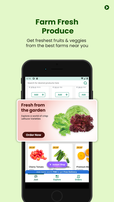 Just Retailer Fruits Vegetable Screenshot