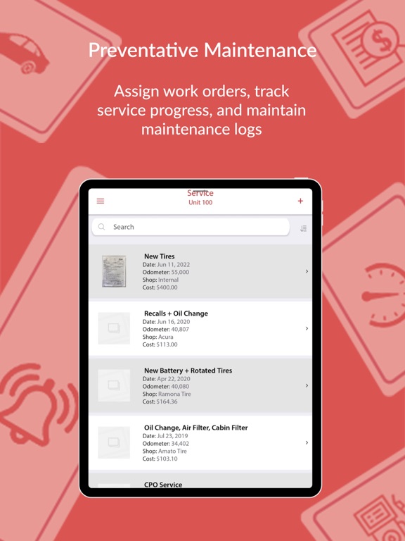 Screenshot #2 for AUTOsist Fleet Management App