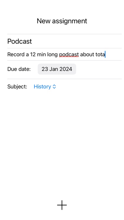 Until - Homework Planner