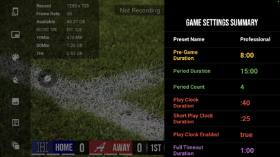 BT Football Camera Screenshot