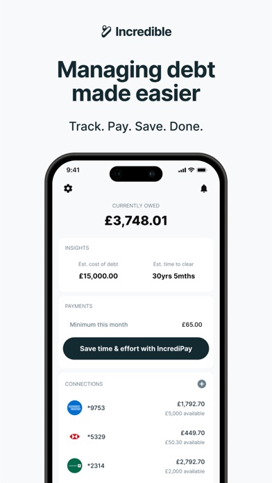 Incredible - Pay off your debt Screenshot