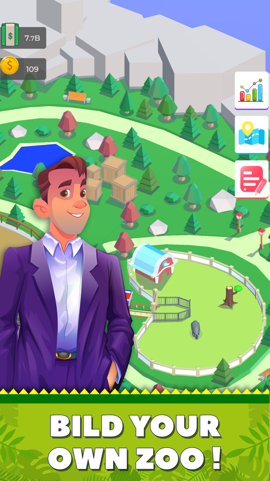 #2. Idle Zoo Island (iOS) 由: Challenges INC