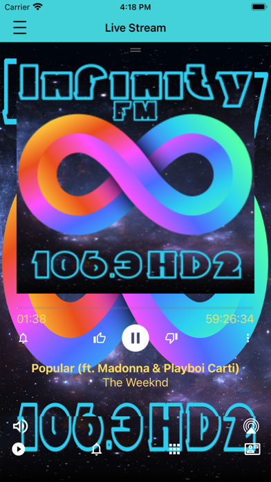 Infinity FM Screenshot