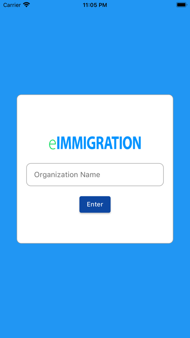 eIMMIGRATION Caseworker Portal Screenshot