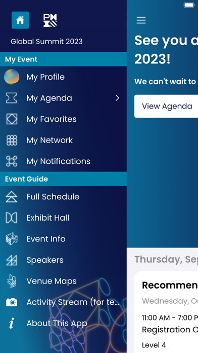 PMI® Events Screenshot