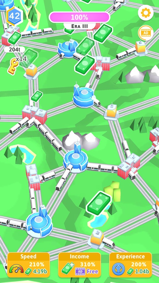 #2. Train Empire: Connect Railroad (iOS) 由: MAD PIXEL