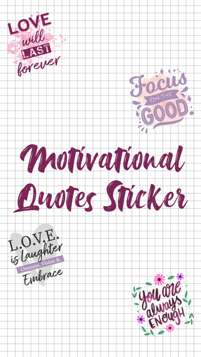 Screenshot #1 pour Motivational Quotes Sticker
