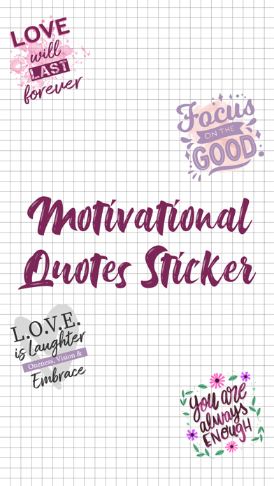 Motivational Quotes Sticker Screenshot