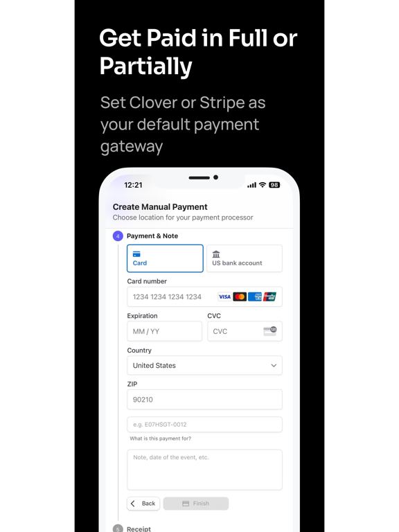Invoiss iPad screenshot 2 - Business app