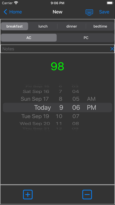Screenshot #2 pour iBloodGlucose360
