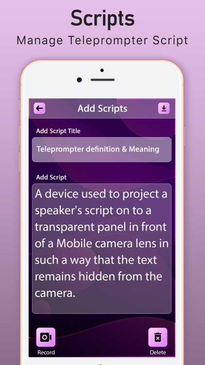 Teleprompter for Video Script screenshot-4
