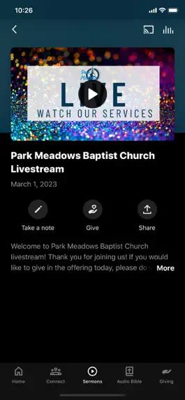 Game screenshot Park Meadows Baptist Church hack