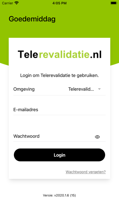 Telerevalidatie.nl Screenshot