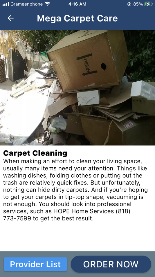 #5. Mega Carpet Care Service (iOS) 由: Nixon Orellana