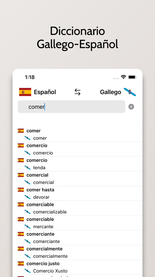 #1. Diccionario Gallego-Español (iOS) De: FB PUBLISHING LLC