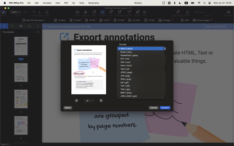 Screenshot #3 pour PDF Office Pro- Edit,Sign &OCR
