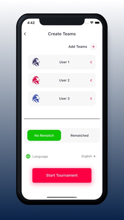 WinWin - Create Tournament