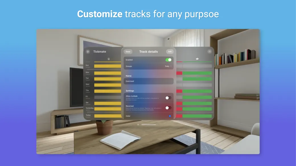 Tickmate 1-Bit Journal screenshot 4