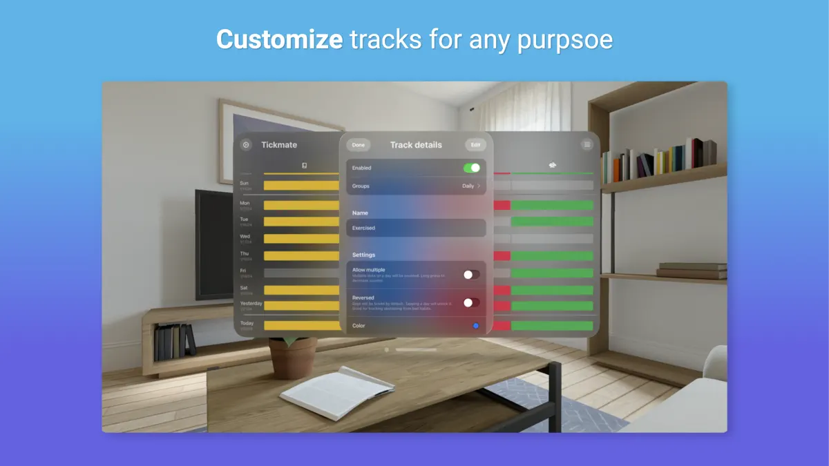 Tickmate 1-Bit Journal screenshot 4