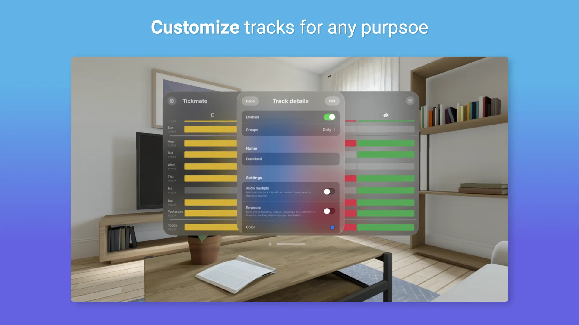 Tickmate 1-Bit Journal screenshot 4