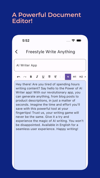 AI Writer & Chat Generative AI screenshot-5