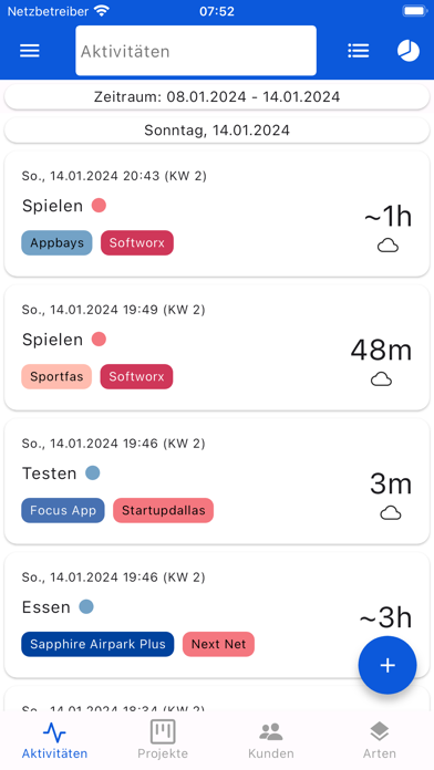 Screenshot #1 pour ActivityManager