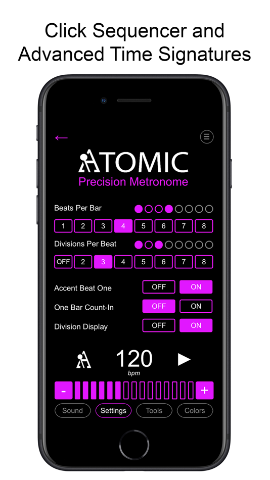 #4. Atomic Metronome (iOS) By: RT Sixty Ltd