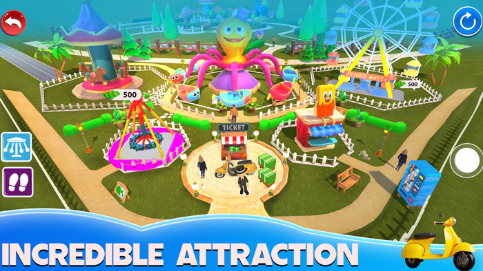 Bike Taxi - Theme Park Tycoon