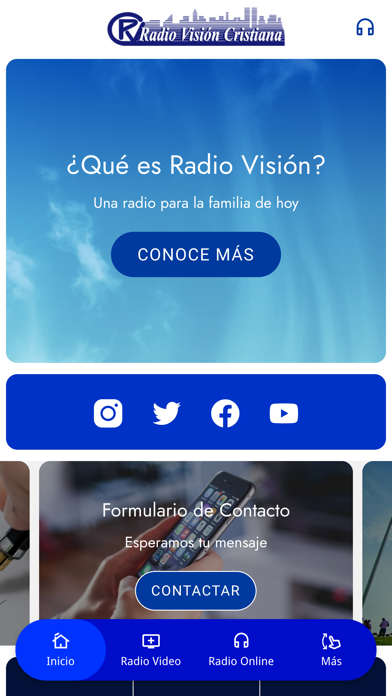 Radio Vision Cristiana Oficial Screenshot