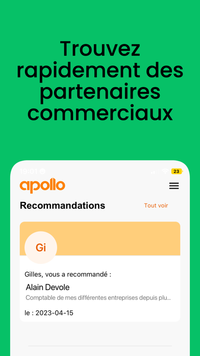 Apollo business Screenshot
