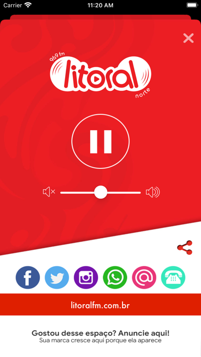 Litoral FM Screenshot