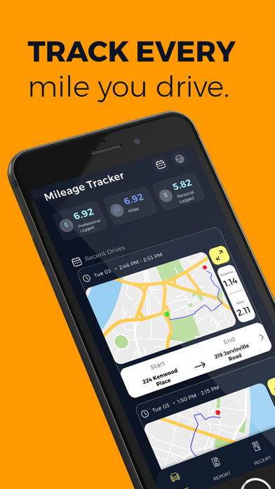 Mileage & Mile.s Track.er Screenshot