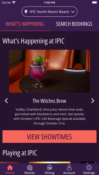 IPIC Theatres Screenshot