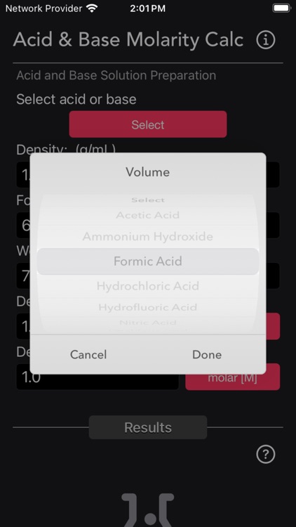 Acid and Base Molarity Calc screenshot-8