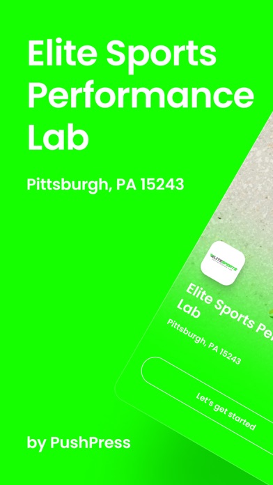 Elite Sports Performance Lab Screenshot