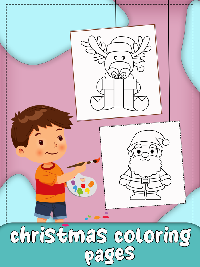 Coloring book for Christmas Ev