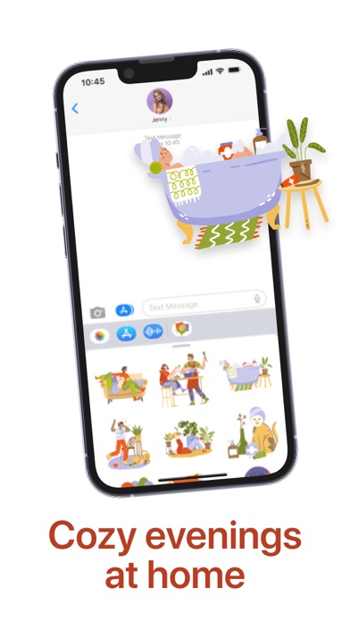 sweet home stickers Screenshot