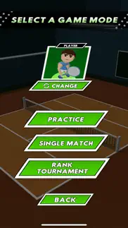 competitive tennis challenge iphone screenshot 2