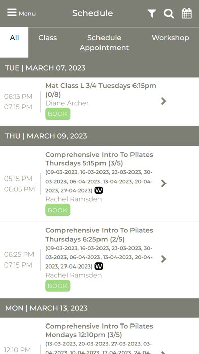 Compassionate Body Pilates Screenshot