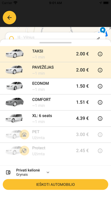 Taxi.LT Screenshot