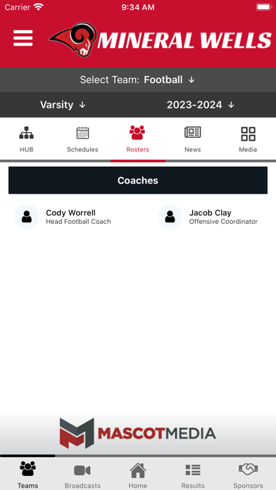 Mineral Wells Athletics Screenshot