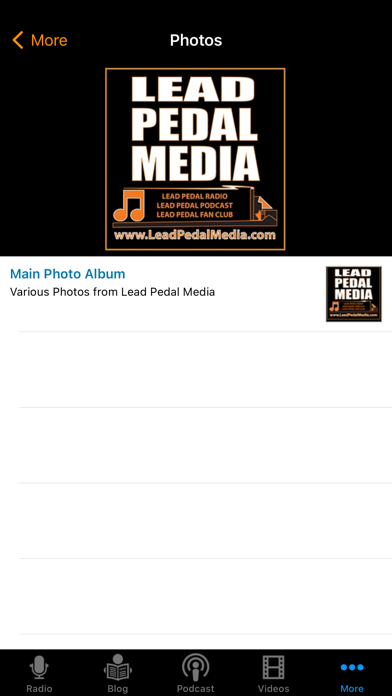 Lead Pedal Media Screenshot