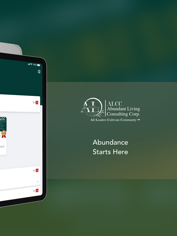 Abundant Living Consulting iPad screenshot 2 - Business app