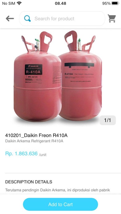 Daikin Accessories Mobile Screenshot