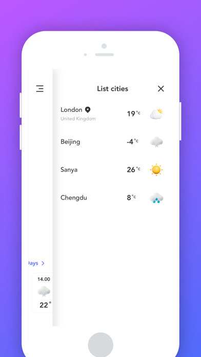 Weather Radar - City Forecast Screenshot