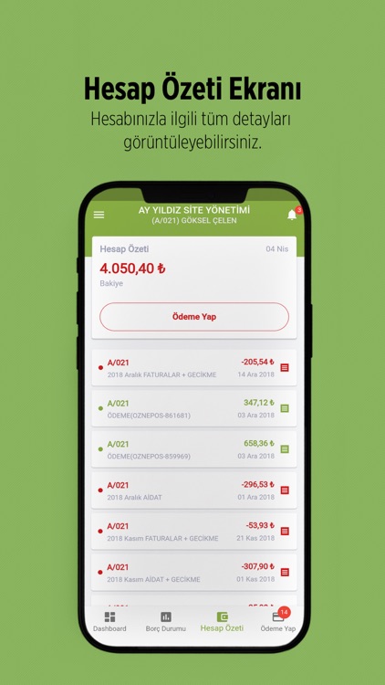 Aidat Takip Sistemi screenshot-3