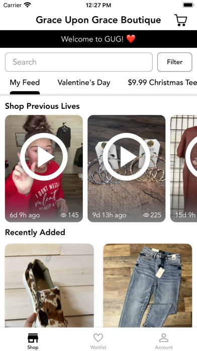 Grace Upon Grace Boutique Screenshot