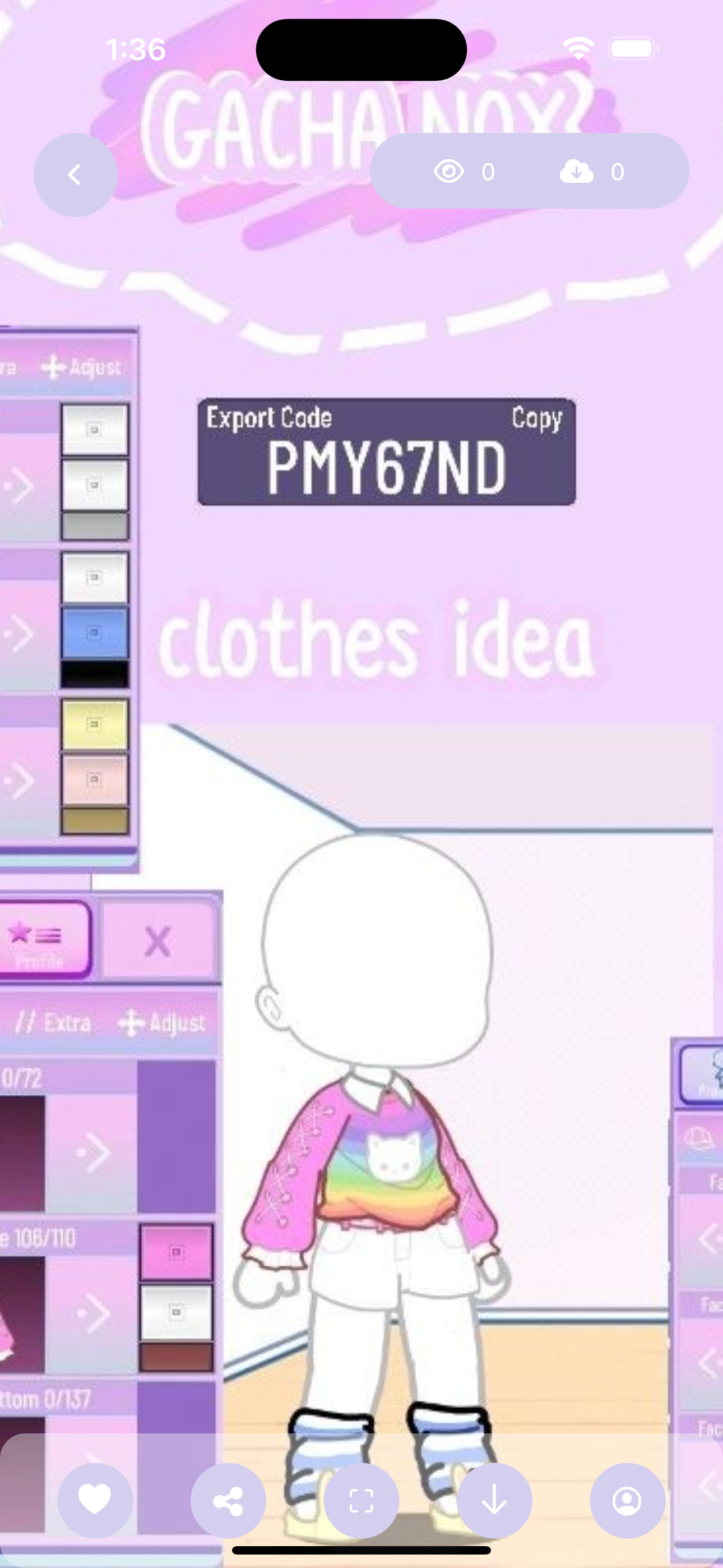 Mod Gacha Nox : Clothes Ideas