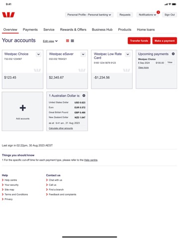 Westpac Banking for iPadのおすすめ画像4
