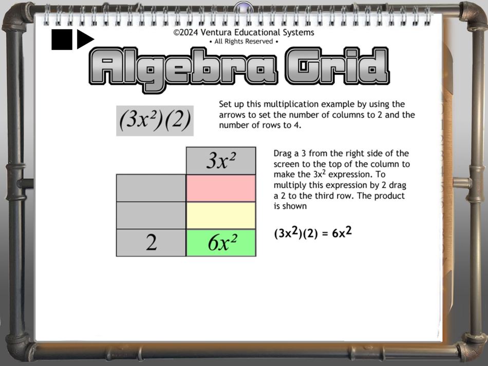 #2. Algebra Grid (iOS) 由: Ventura Educational Systems
